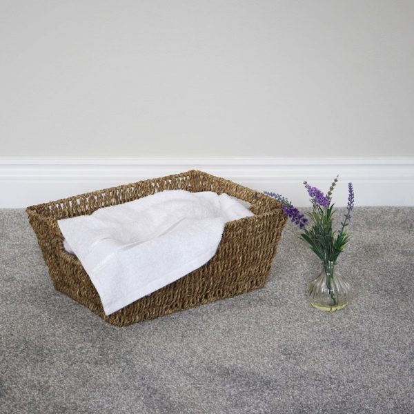 JVL SEAGRASS BASKET RECT