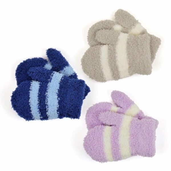 MITTENS BABY SOFT TOUCH STRIPPED