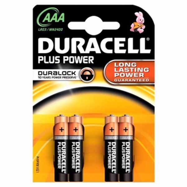 DURACELL BATTERIES BASE MN2400 AAA PACK OF 10