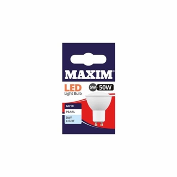 MAXIM LED GU10 5W D/L PACK OF 10