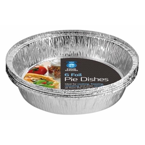 FOUR SEASONS FOIL PIE DISHES 6