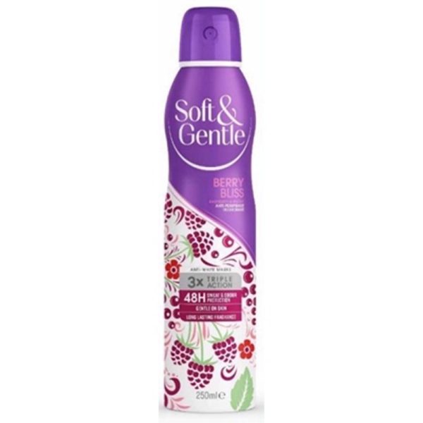 SOFT & GENTLE SPRAY BERRY BLISS 250ML PACK OF 6