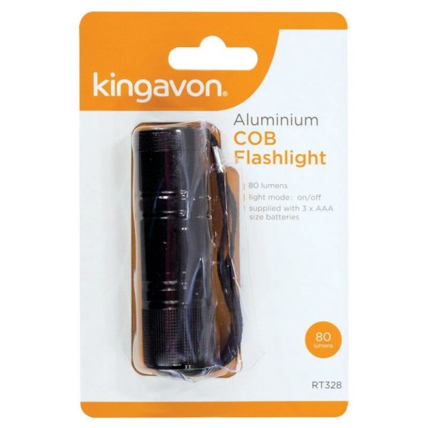 KINGAVON ALUMINIUM COB FLASHLIGHT