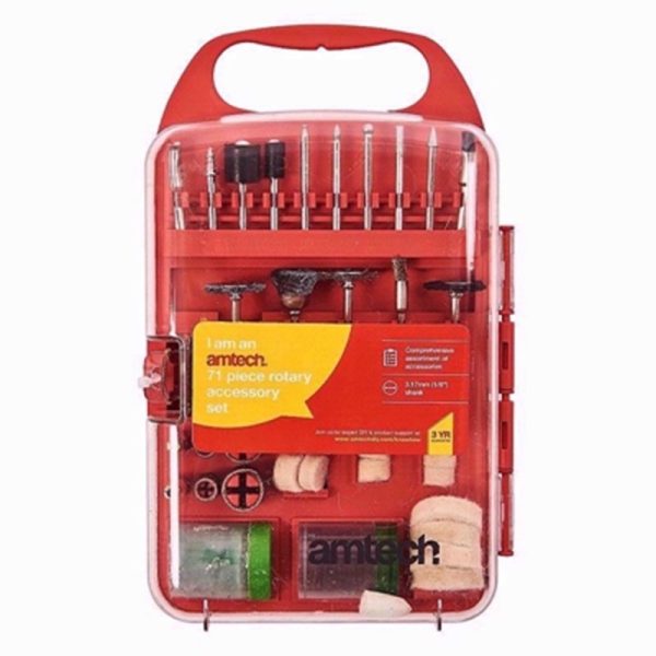 AMTECH ROTARY ACCESSORIES 71PC SET