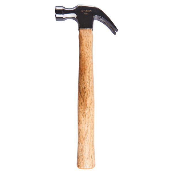 AMTECH CLAW HAMMER 16OZ WOODEN SHAFT