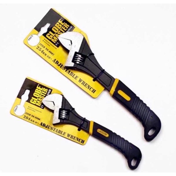 GLOBE ADJUSTABLE WRENCH 8IN