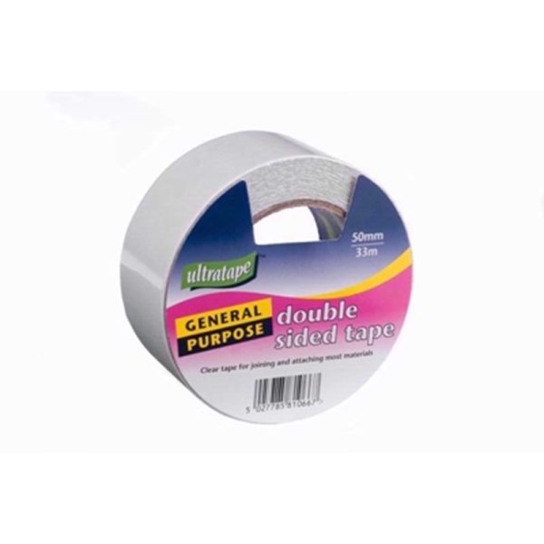 ULTRATAPE CLEAR D/S TAPE 50X33M