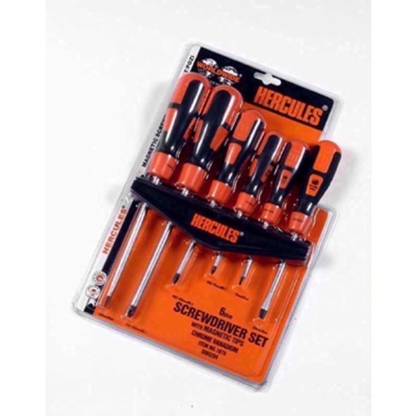 GLOBE HERCULES 6PCE SCREWDRIVER SET