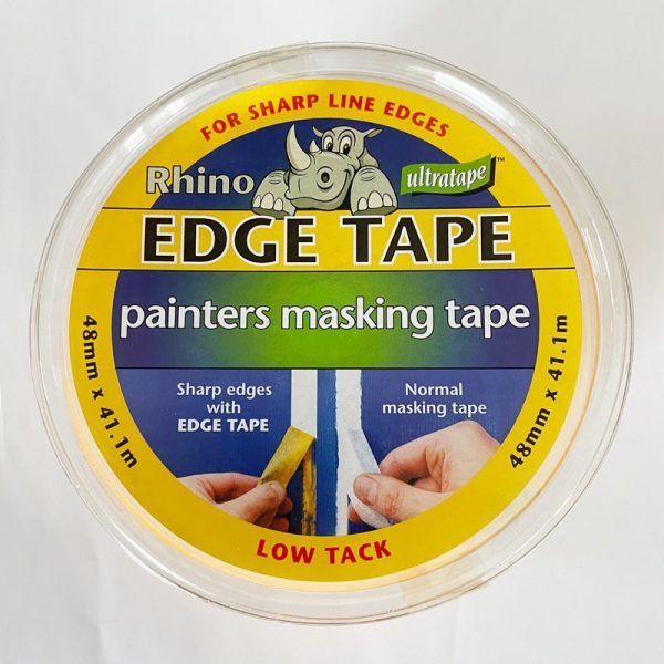 ULTRATAPE EGDE YELLOW MASKING TAPE RHINO 48MMX41.1M