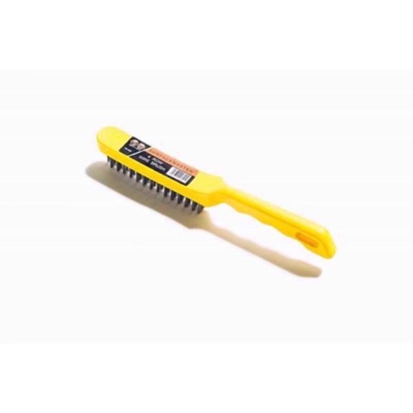 GLOBE WIRE BRUSH 4 ROW PLASTIC HANDLE