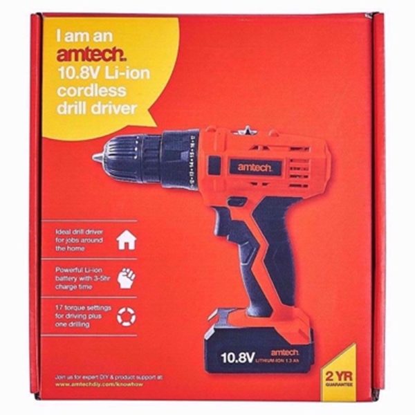 AMTECH LI-ION CORDLESS DRILL DRIVER 4/1