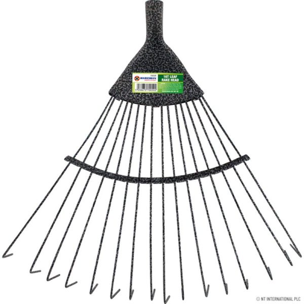 MARKSMAN LEAF RAKE HEAD CARBON STEEL 16 TOOTH