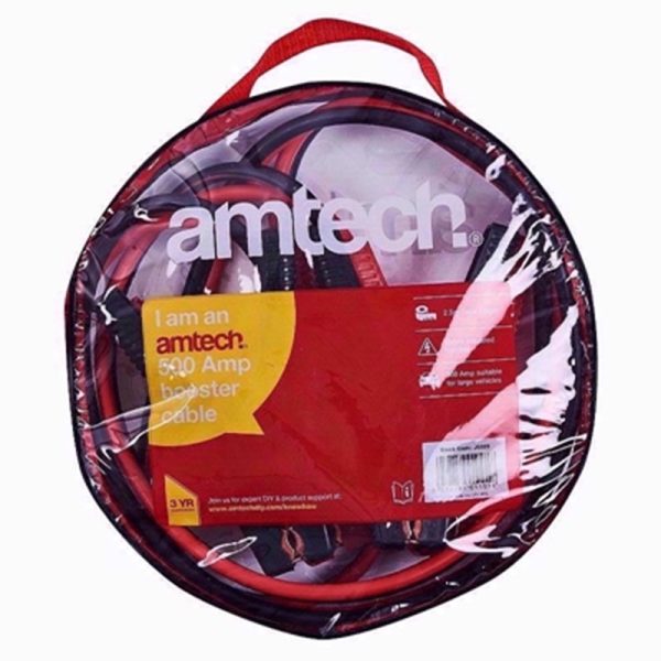 AMTECH JUMP LEAD 500AMP