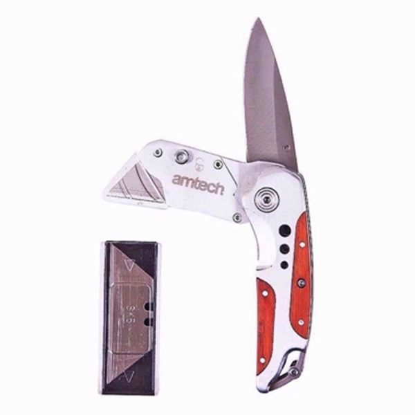 AMTECH KNIFE TRADESMAN W/BLADES 2 IN 1