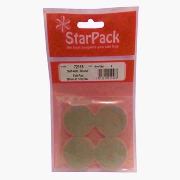 STARPACK ADHESIVE PAD 38MM/4MM