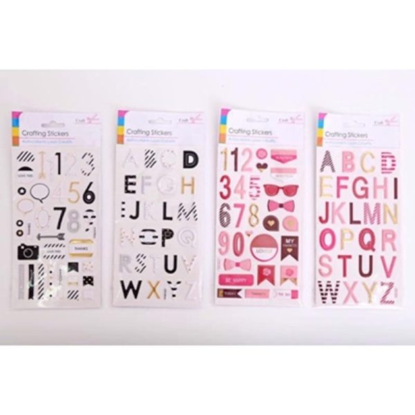 SIL CRAFT ALPHABET STICKERS