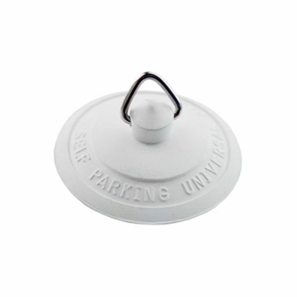 SECURPLUMB SELF PARK PLUG RUBBER BASIN WHITE