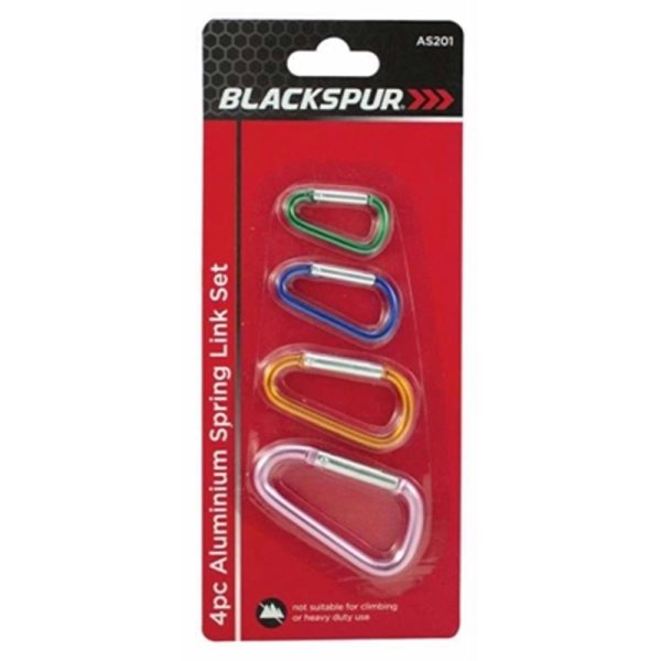 BLACKSPUR ALUMIN SPRING LINK SET 4 PCE BOTH