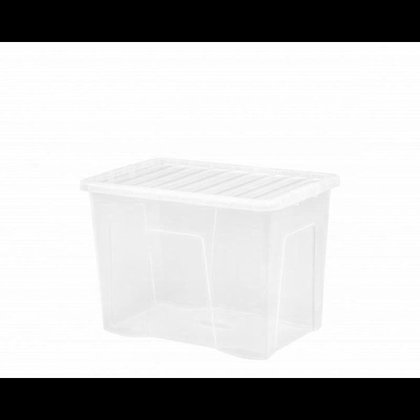 WHAM CRYSTAL 80LTR CLEAR BOX & LID