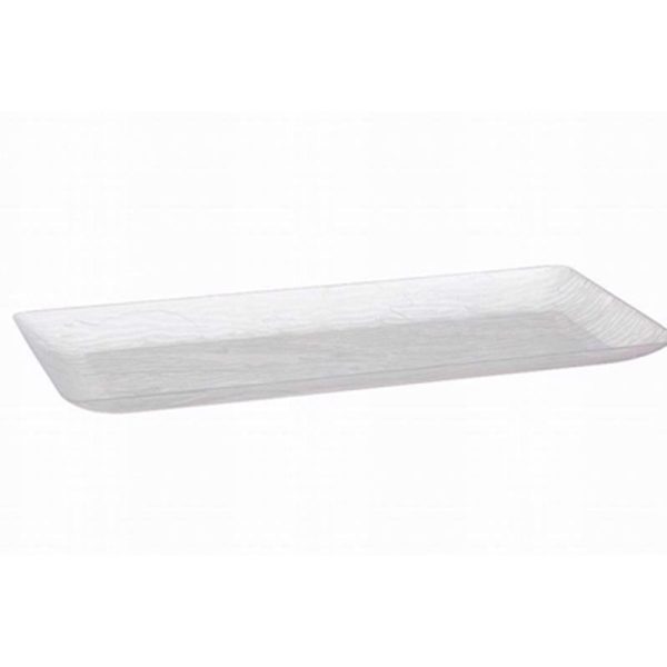 PLASTIC SMALL CLEAR WOOD TRAY