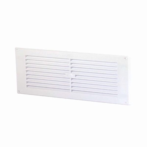 SECURIT PLASTIC WHITE LOUVRE VENT 9X3 INCH