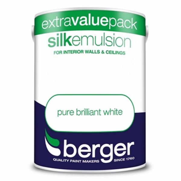 BERGER SILK EMULSION 3LTR WHITE