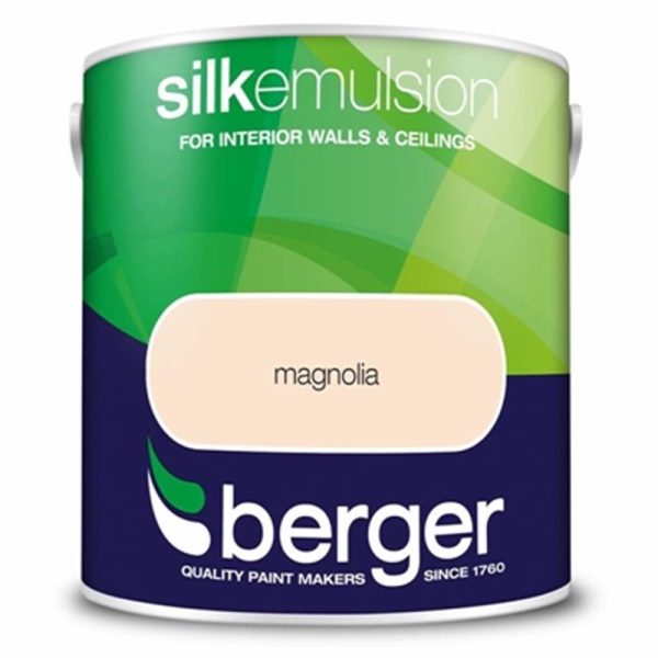 BERGER SILK EMULSION MAGNOLIA 2.5L