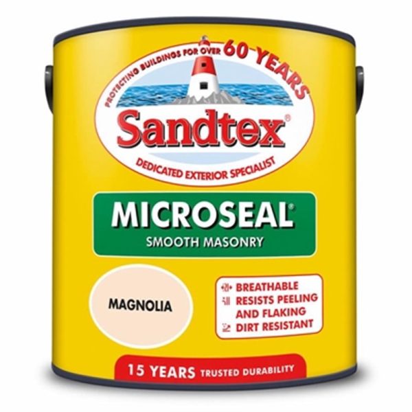 SANDTEX SMOOTH MAGNOLIA 2.5 LITRE