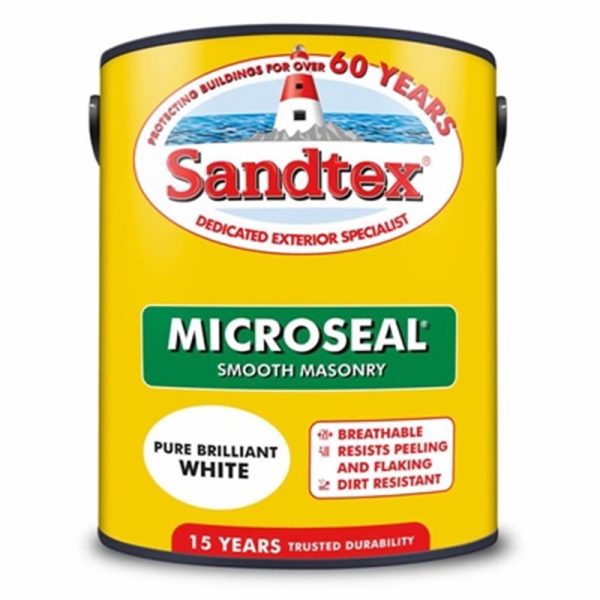 SANDTEX SMOOTH WHITE 5 LITRE