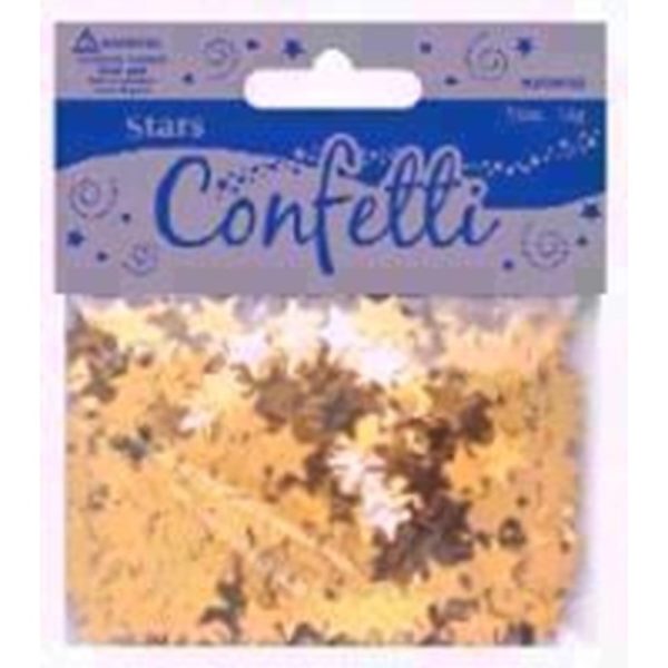 EUROWRAP CONFETTI STARS GOLD