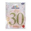 EUROWRAP GIANT BIRTHDAY BADGE GIRL 30