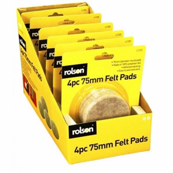 ROLSON FELT PADS 4PCE