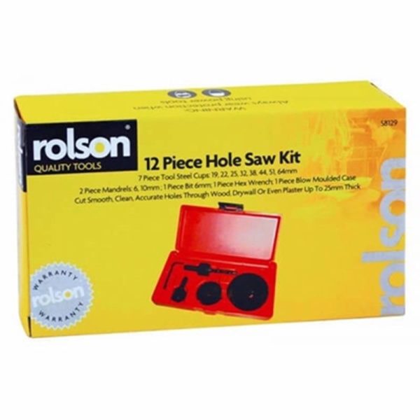 ROLSON HOLESAW 12PC SET