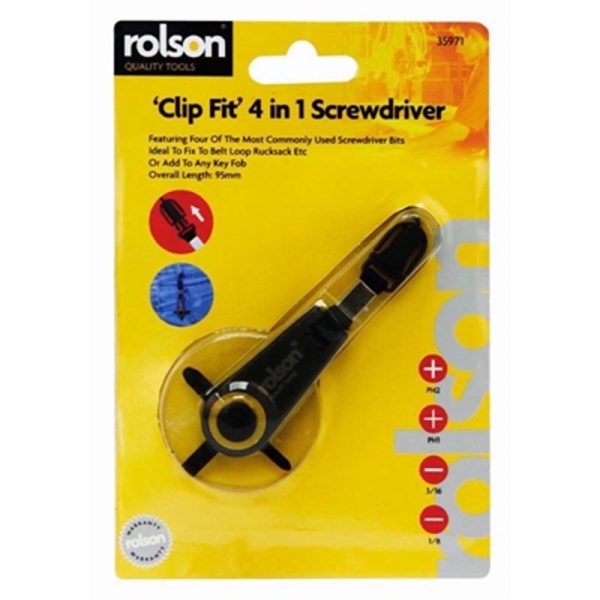 ROLSON MULTI SCREWDRIVER CLIP FIT