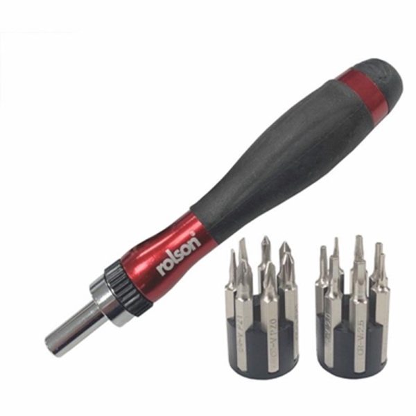 ROLSON RATCHET PRECISION SCREWDRIVER SET 15PCE