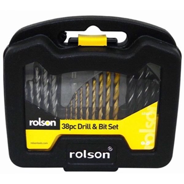 ROLSON DRILL BIT SET 38PCE