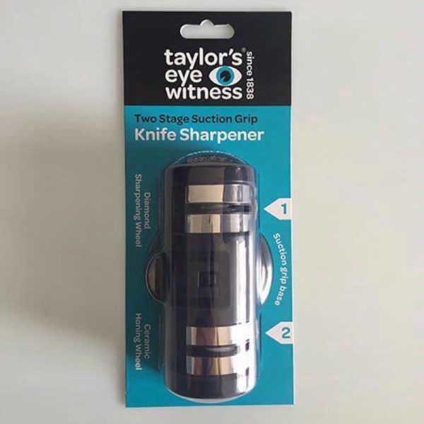 TE KNIFE SHARPENER 2 STAGE SUCTION GRIP