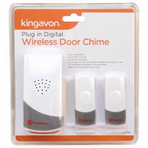 KINGAVON WIRELESS DOORCHIME DC106