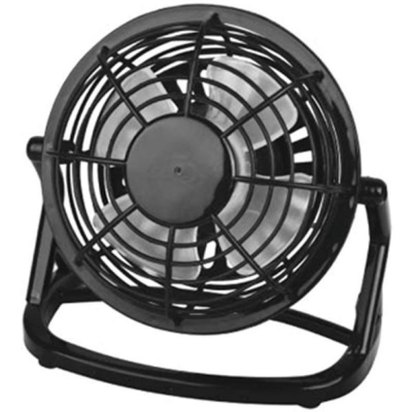 KINGAVON BLACK MINI USB DESK TOP FAN