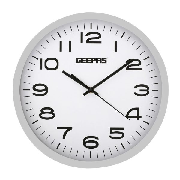 GEEPAS WALL CLOCK BLACK AND WHITE