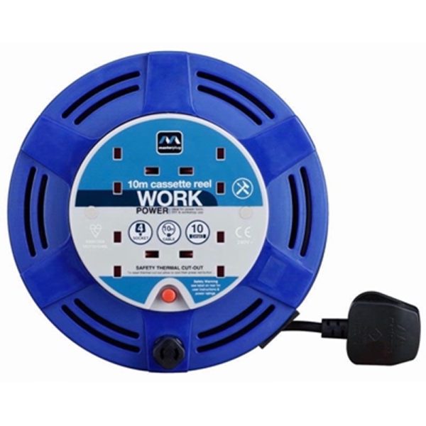 MASTERPLUG 4SOCKET 10 M REEL