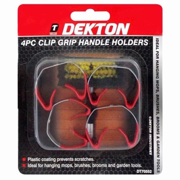 DEKTON CLIP GRIP HANDLE HOLDERS 4PC SET