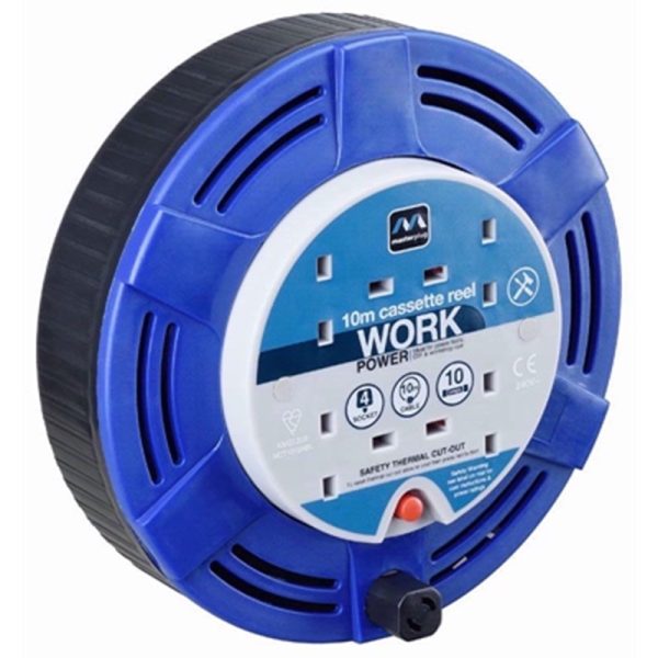 MASTERPLUG 4SOCKET 10 M REEL