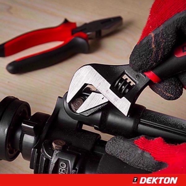 DEKTON AJUSTABLE WRENCH 2 IN1