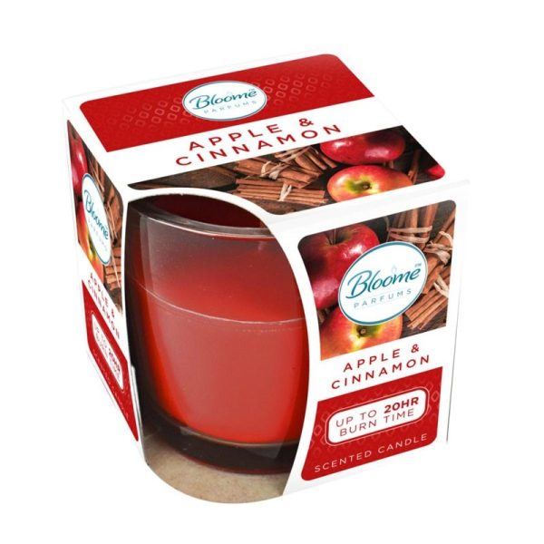 BLOOME CANDLE APPLE & CINNAMON PACK OF 12