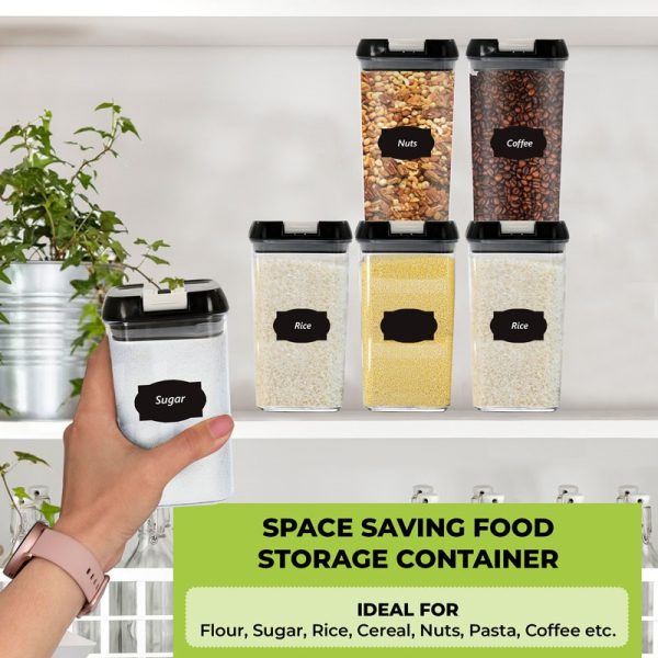 TOP 3 PLASTIC FOOD STORAGE CONTAINERS 1.2LTR 3PCS