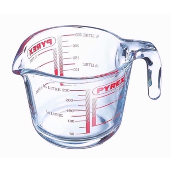 PYREX MEASURING JUG 0.25LTR