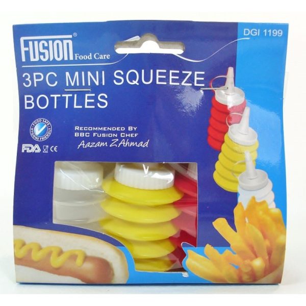 RYSONS MINI SQUEEZE BOTTLES 3PC