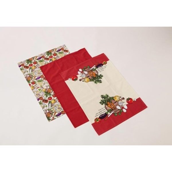 HAREWOOD 3 SET TEA TOWELS COUNTRY KITCHEN