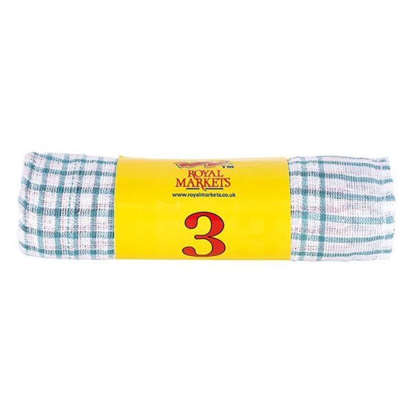 ROYAL MARKET 3 TEATOWELS ROLL PACK OF 10